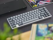 Angel 65% Keyboard Review – A Seamless Pin-mount Board for Gamers Front view of the Angel 65% gaming keyboard
