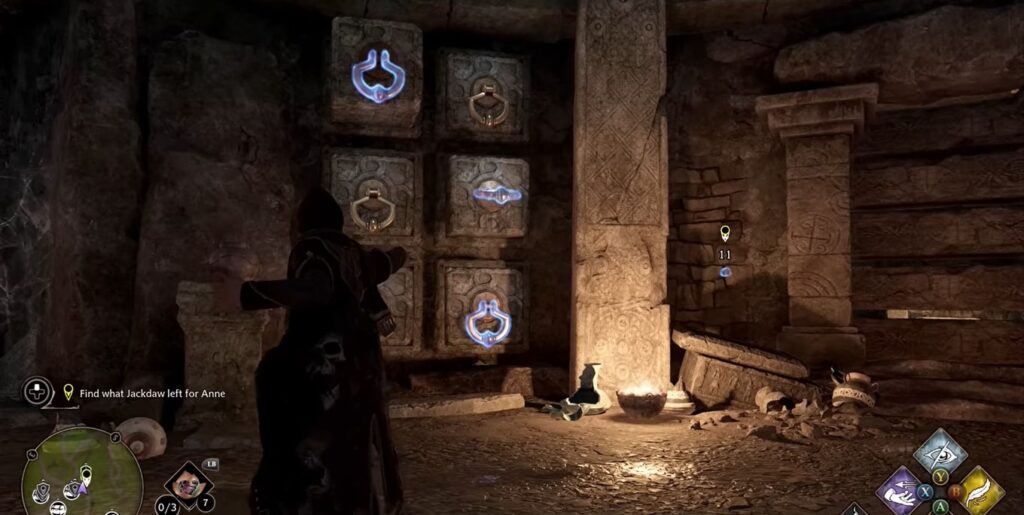 Jackdaw's cave puzzle in Hogwarts Legacy