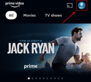 Amazon Prime profile icon