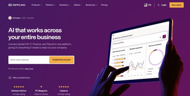 Rippling Software Review 2026: Features, Integrations, Pros & Cons Rippling Software Review 2026: Features, Integrations, Pros & Cons
